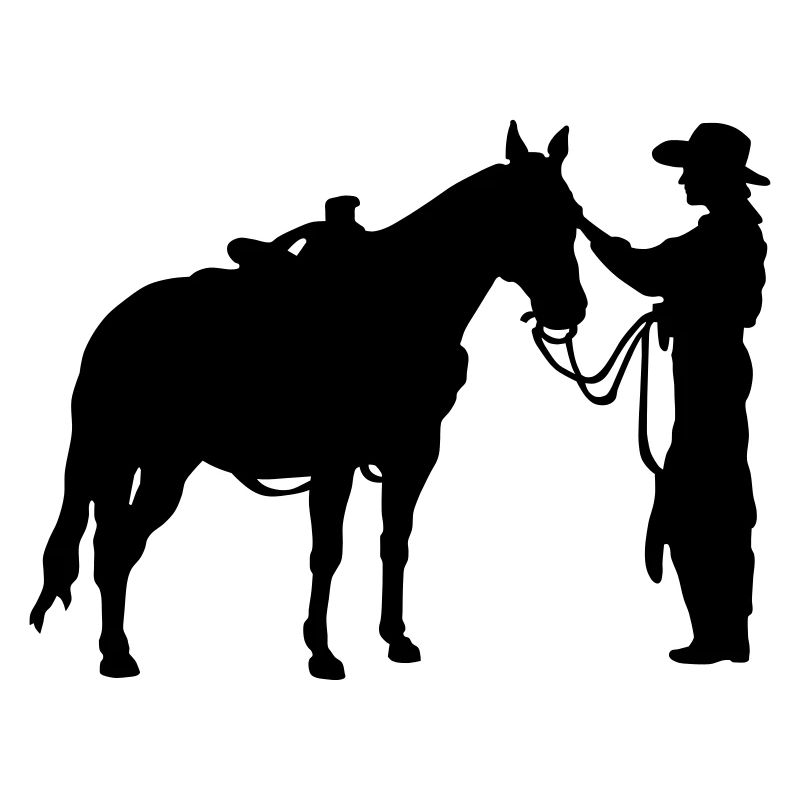 Femme avec le cheval
