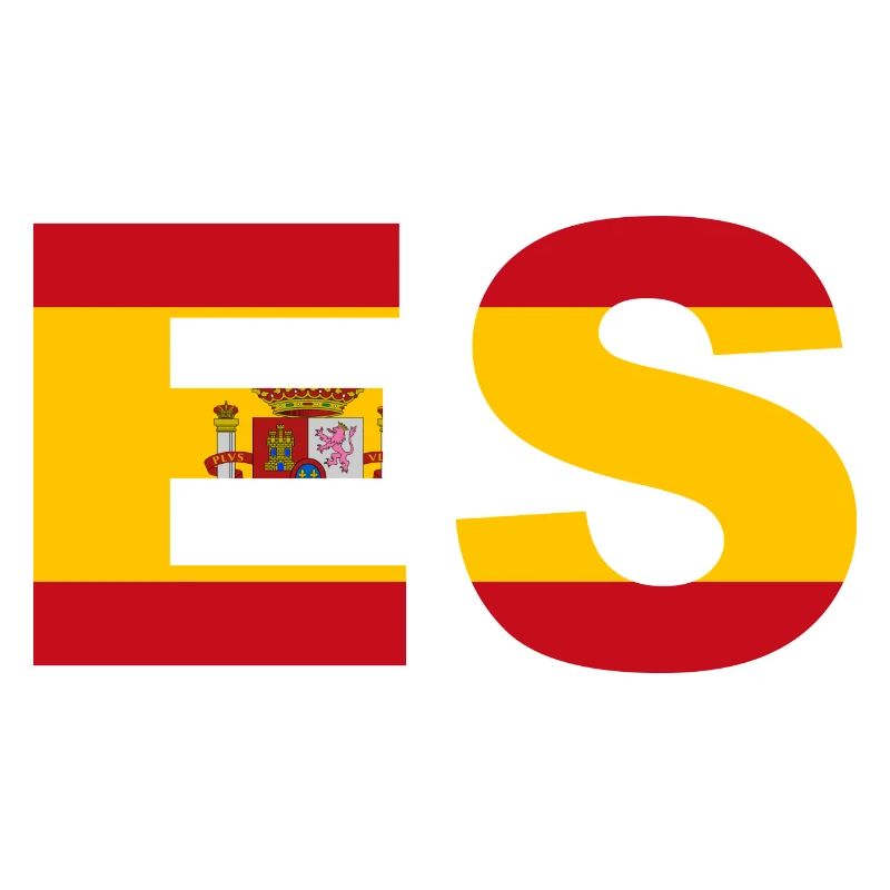 Spain Flag ISO Code ES Madrid Europe Ibiza EU