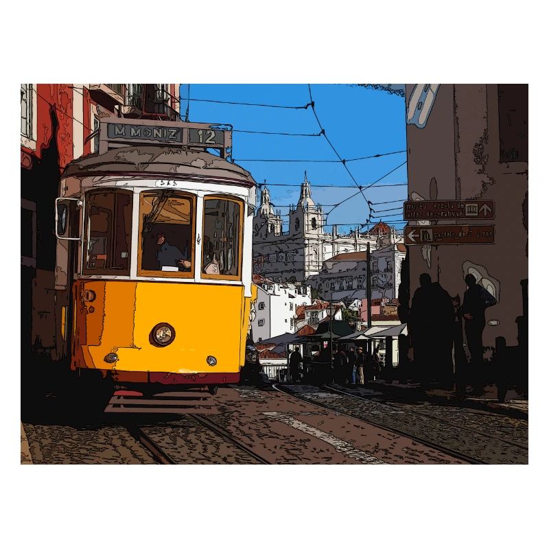 Tram in Lisbon