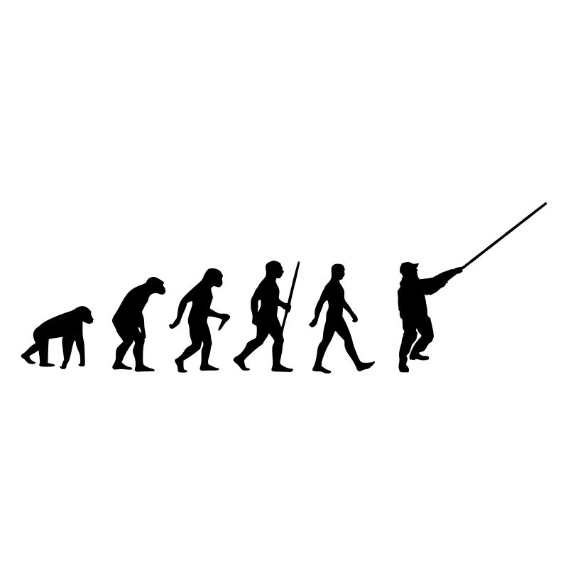 Pêcheur canne à pêche pêcheur Evolution Fishing
