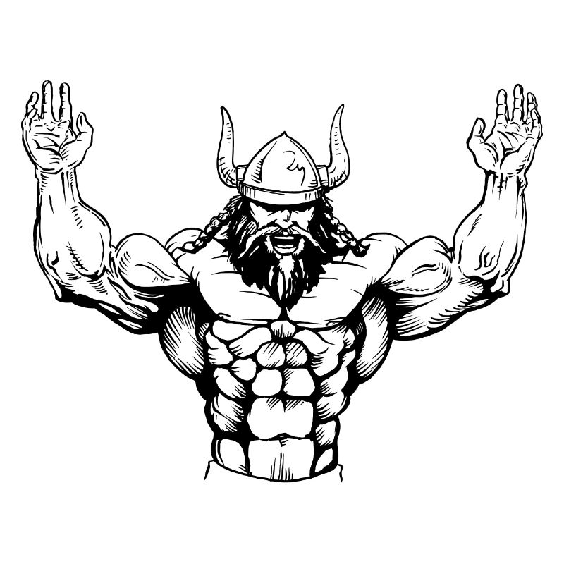 Salle de musculation Vikings Viking Bodybuilder