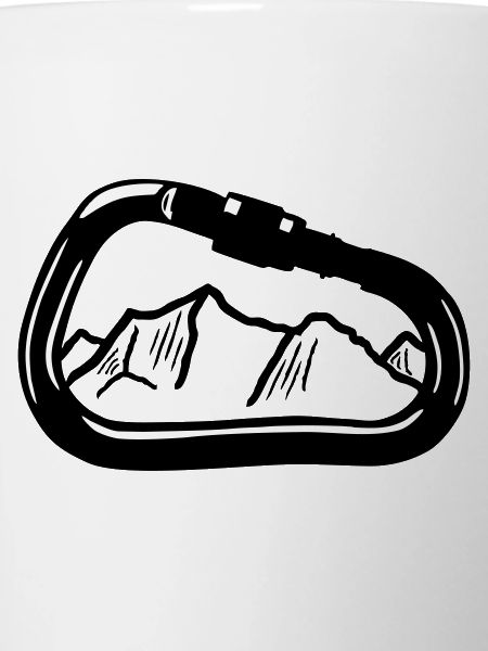Climbing, Carabiner & Mountain