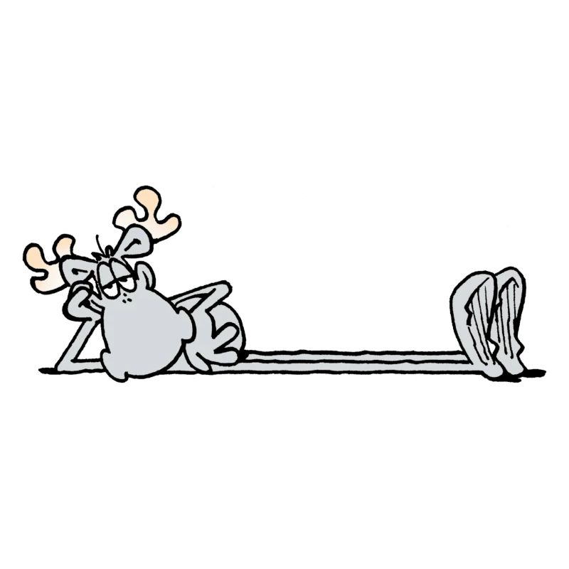 Lazy moose