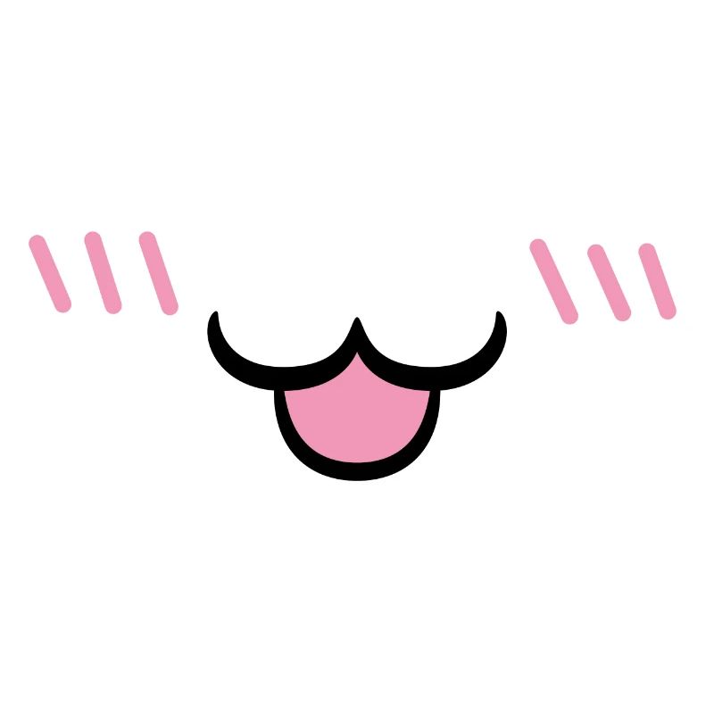 00254 Open mouth blushing cat
