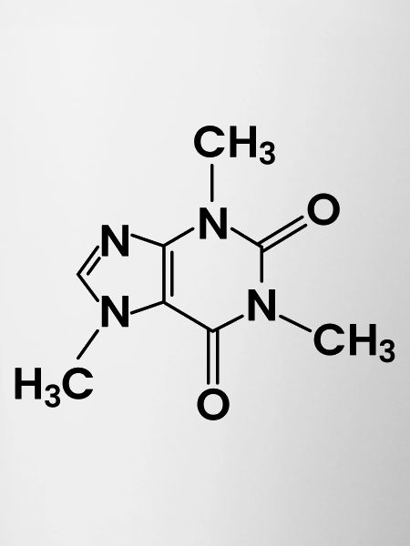 Coffee Chemical Structure Caffeine