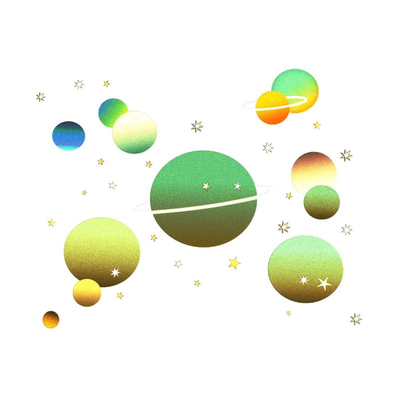 Galaxie spatiale Planète Étoiles