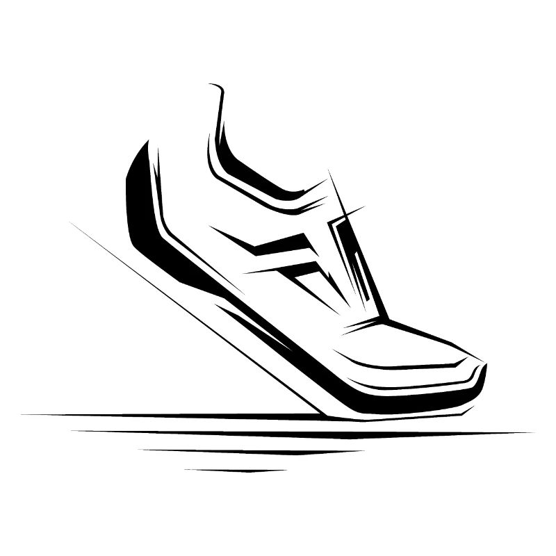 Run Runner Icon Chaussures Illustration Icon Running