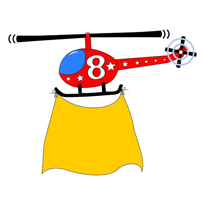 Hélicoptère Anniversaire 8