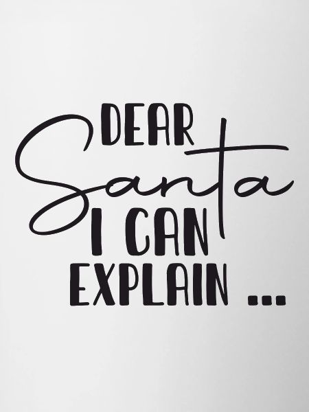 Dear Santa I Can Explain