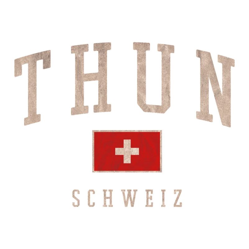 Logo vintage de Thun Suisse