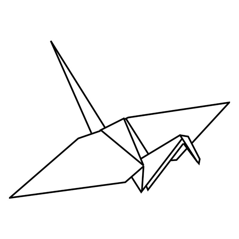 Origami grue
