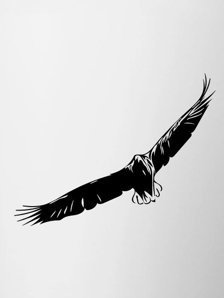 Flying eagle