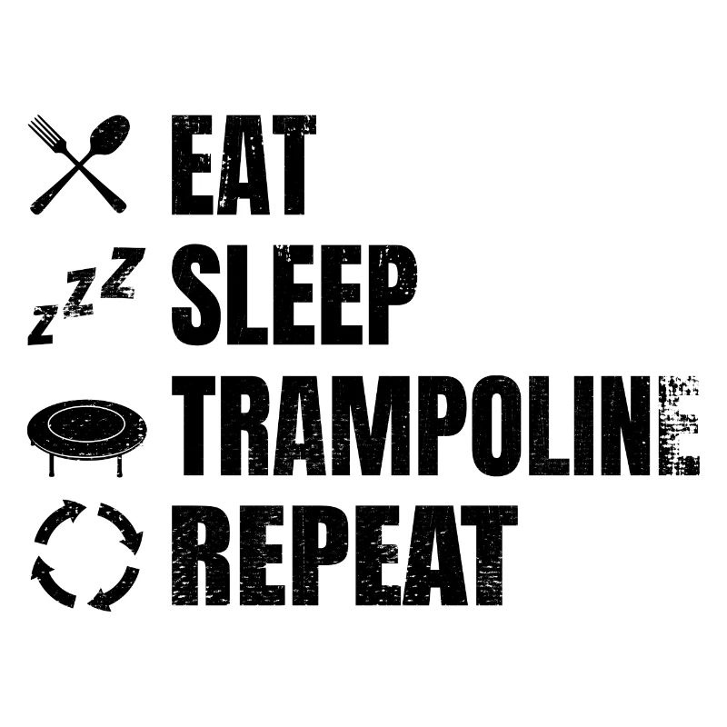 Manger Sommeil Trampoline Répéter