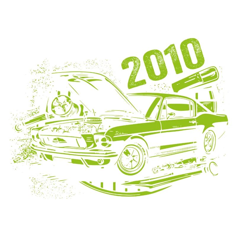 2010 Geburtstag Oldtimer Modell 2010 Vintage 2010