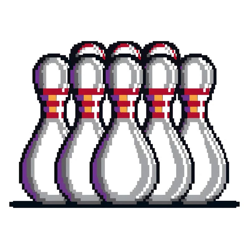Quilles de bowling Pixel