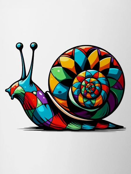 Harlequin snail