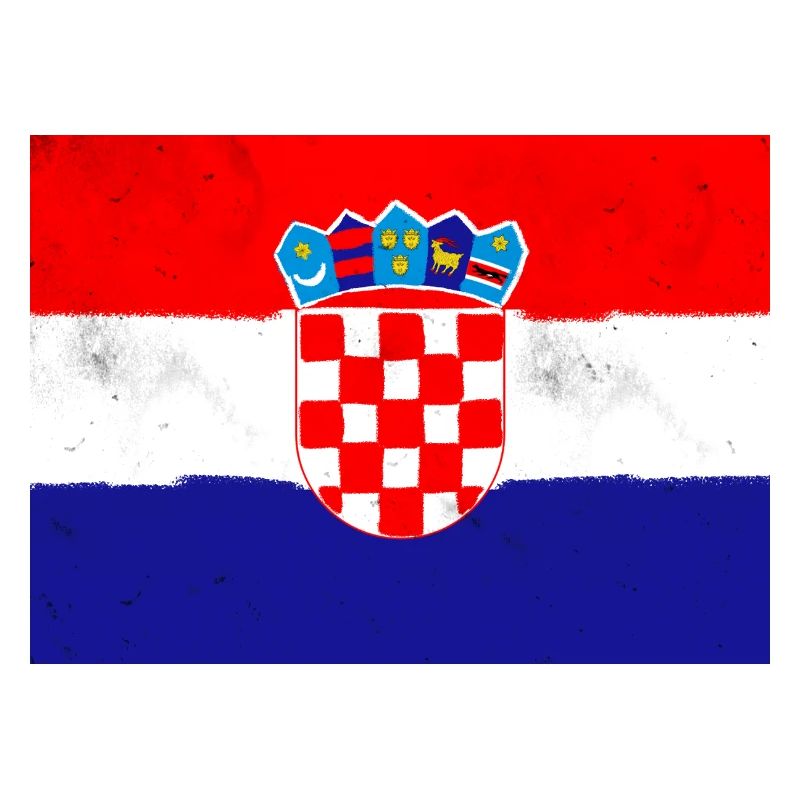Drapeau de la Croatie