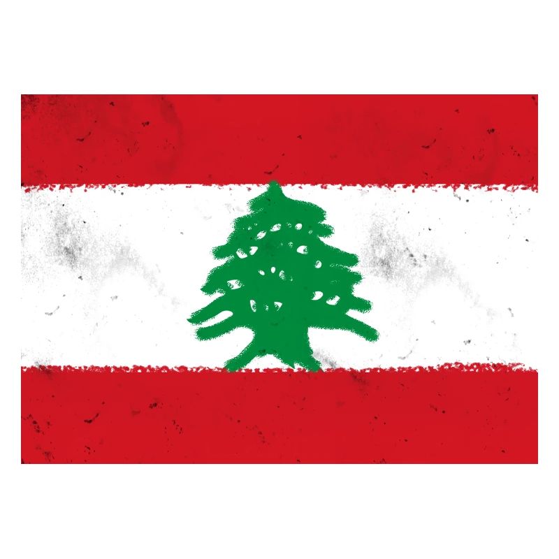 Flagge des Libanon