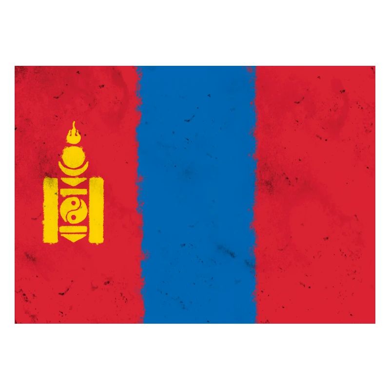 Drapeau de la Mongolie