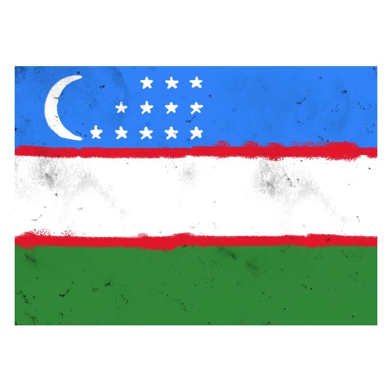 Drapeau de l’Ouzbékistan
