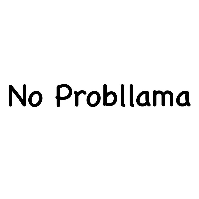 no probllama