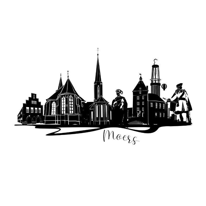 Old Town Silhouette Moers