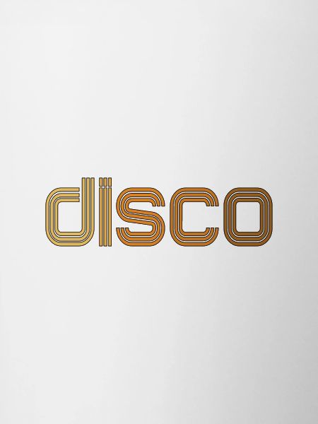 Disco Neon Line Logo