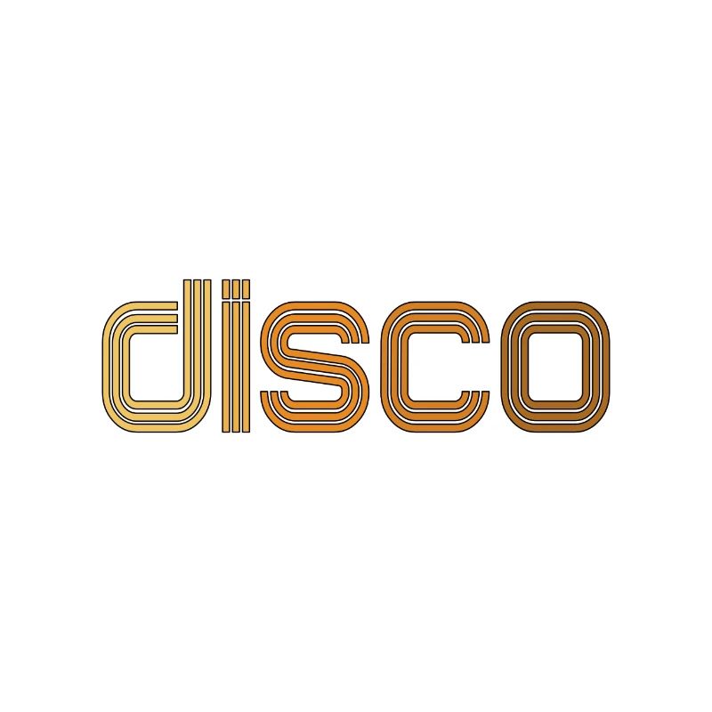 Disco Neon Line Logo