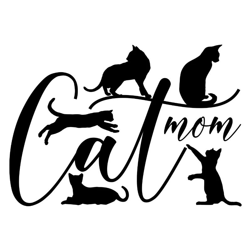 Maman chat - jouer aux chatons