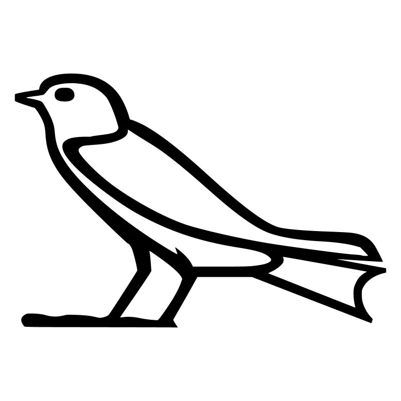 Vogel-Hieroglyphe
