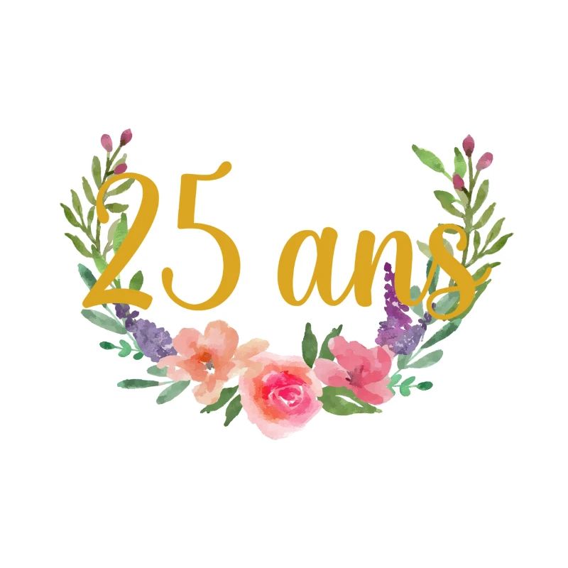 fleurs anniversaire 25ans