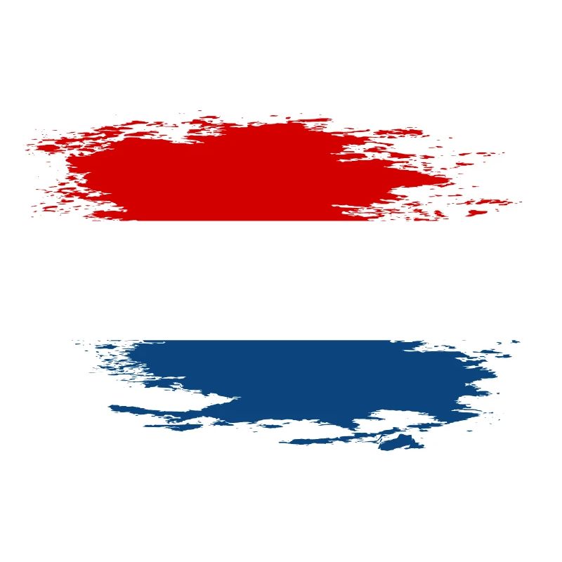 Drapeau hollandais utilisé design