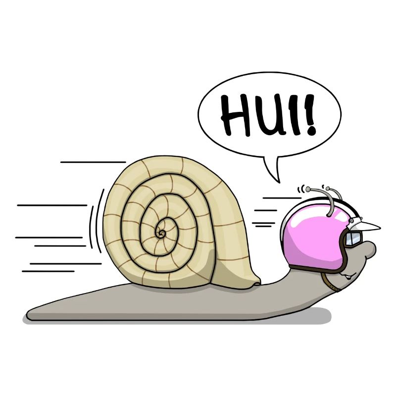 Racing snail - now also in pink