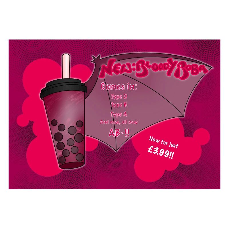 Fancy a Bloody Boba Tea?