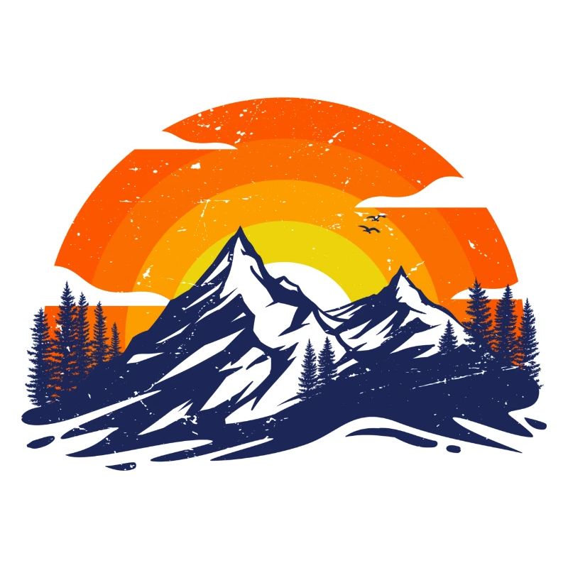 Sunset Mountain Landscape Design