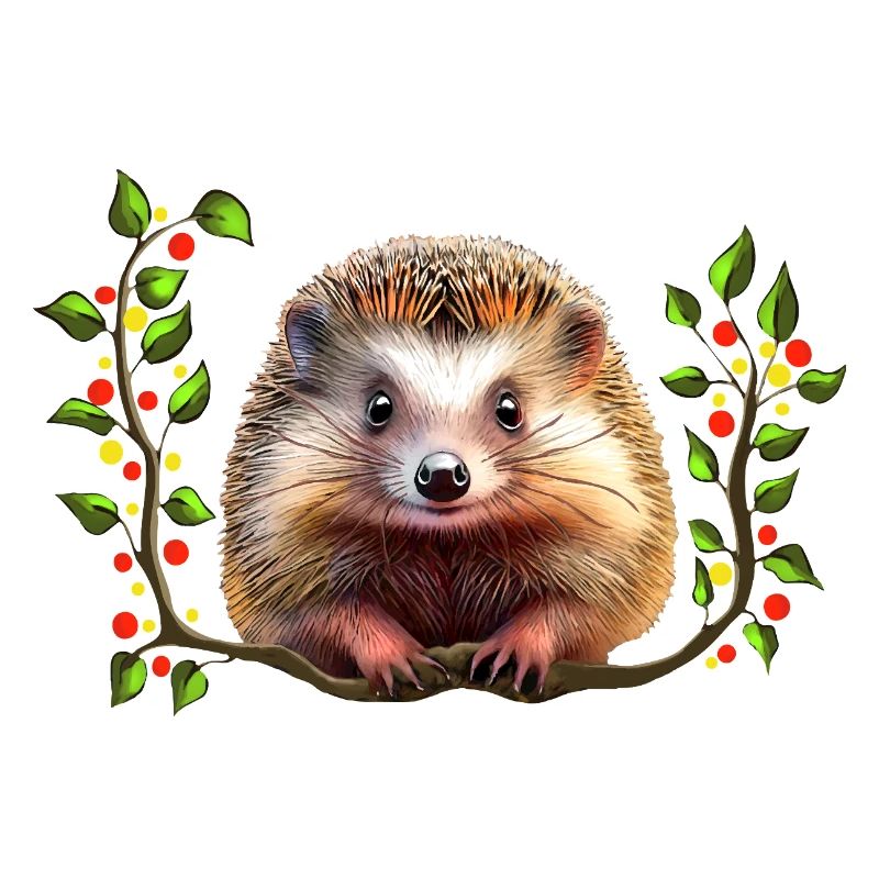 Hérisson Festif de Noël