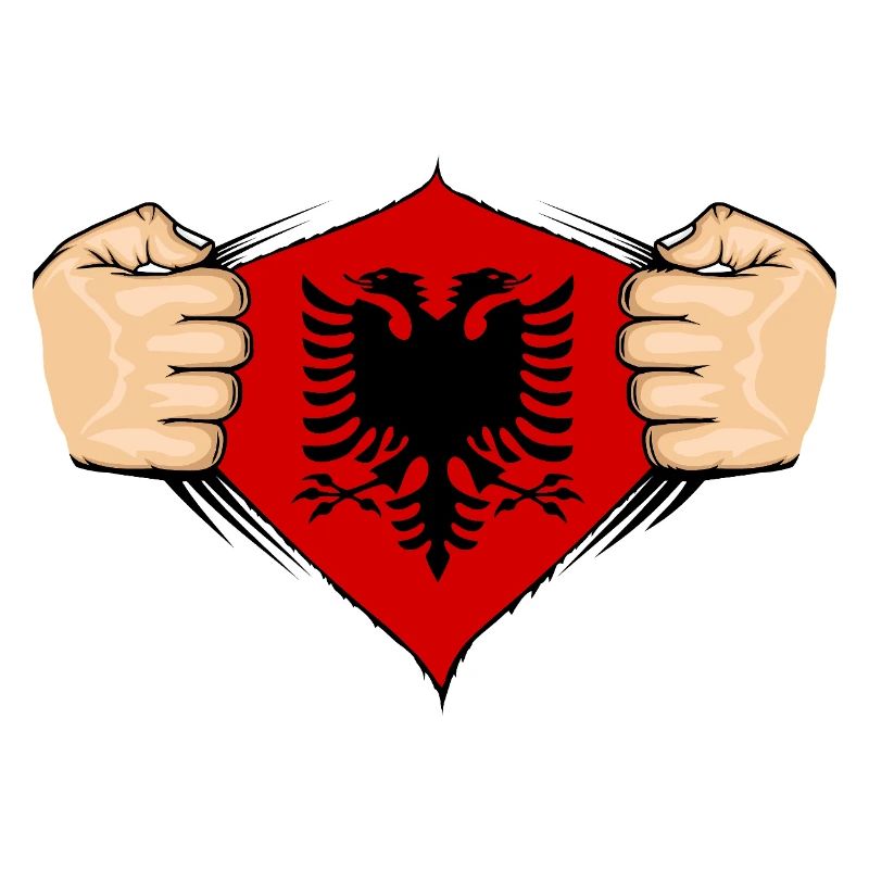 Conception du drapeau de l’Albanie