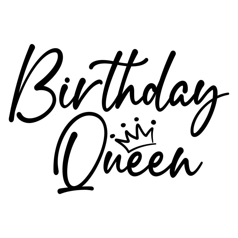 Birthday Queen, Geburtstagsshirt, Queen