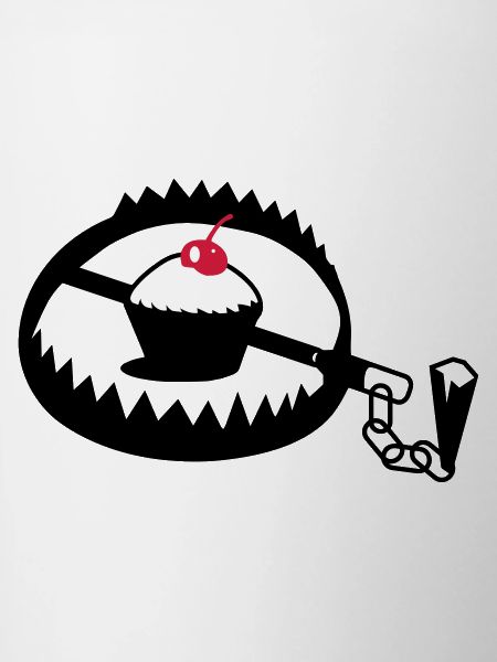 iron with cupcake