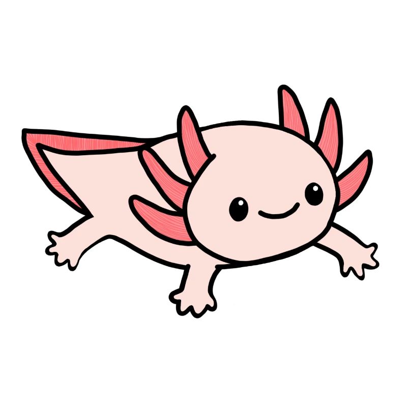 Axolotl pnk rose