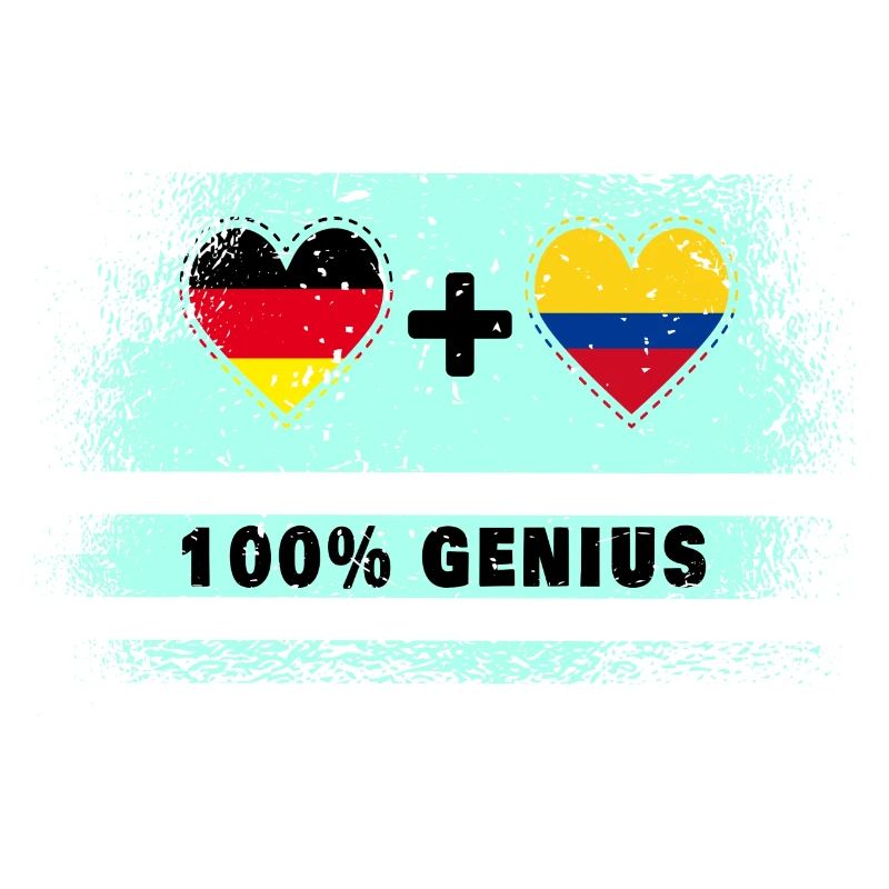 Germany and Colombia 100% Ingenious / Gift