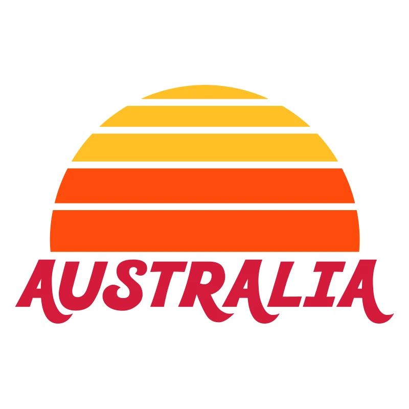 Australia (divided half sun)