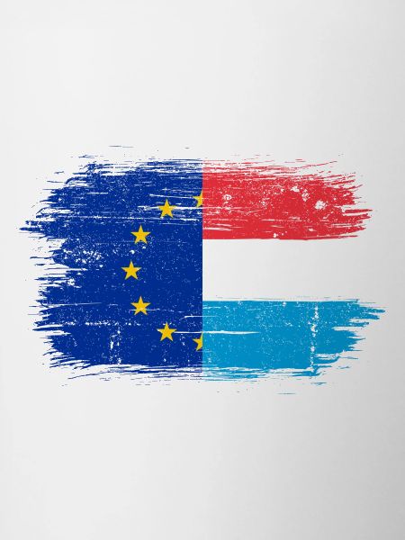 Brushed EU Dutch Flag Fusion