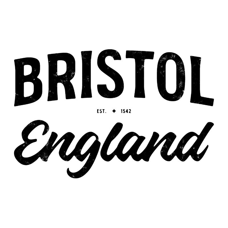 Lettrage de Bristol Angleterre Vintage