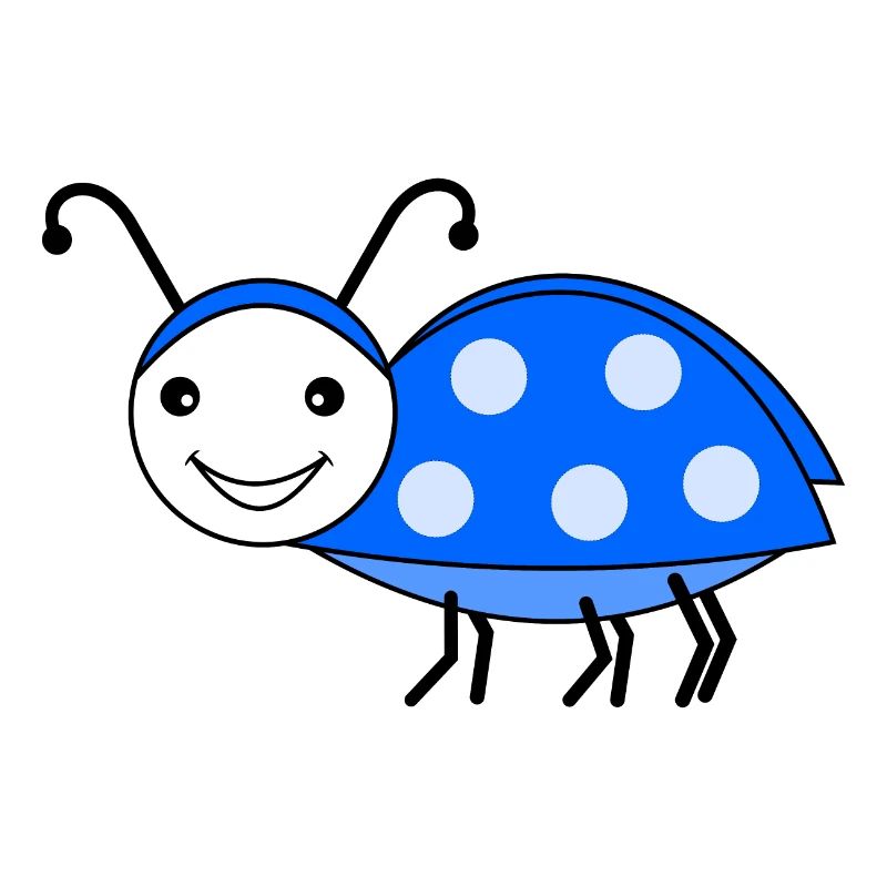 Mai coléoptère bleu