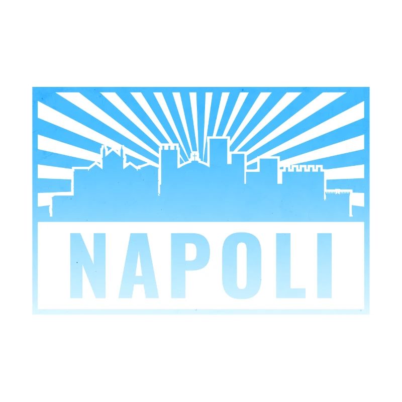 Napoli Skyline Sonnenstrahlen