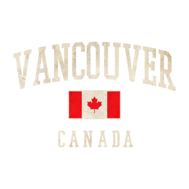 Vancouver Canada Drapeau Chemise