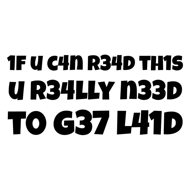 If you can read this you really need to...