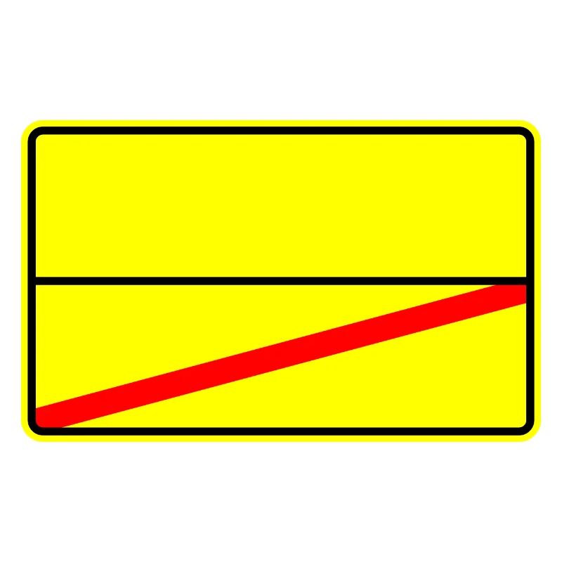 Panneau de signalisation modèle