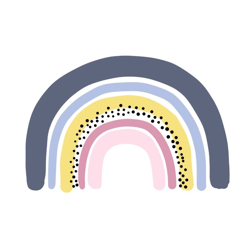 Pastel arc-en-ciel